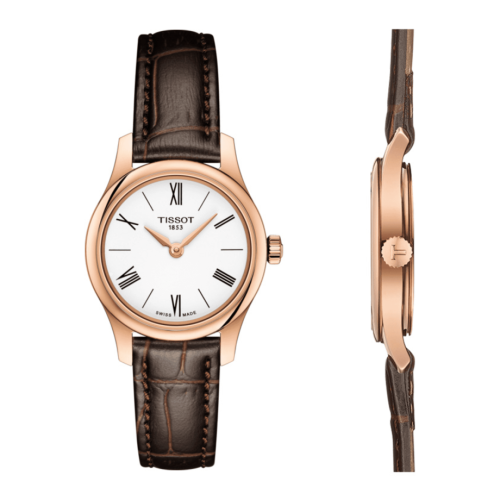 Tissot Tradition 5.5 Lady 25 Rose PVD / White